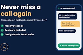 build a gohighlevel retell ai voice agent receptionist
