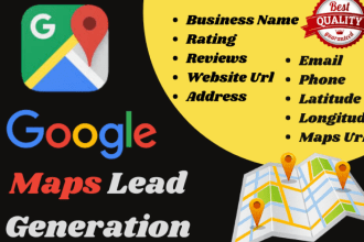 build google map scraper using python