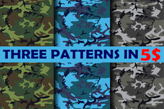 design vector seamless camouflage pattern