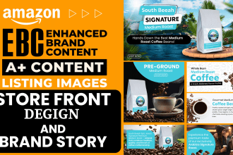 create your amazon brand story and storefront design