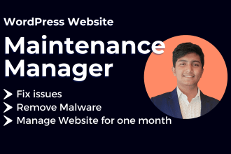 be your wordpress website maintenance manager