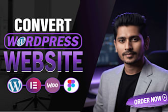 convert wix, weebly, webflow, shopify, and squarespace to a wordpress website