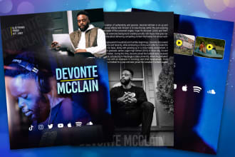 design electronic press kit which helps artist to get more business