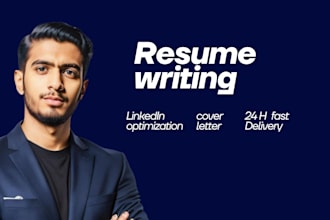 write a pro, ats, resume, linkedin, a cover letter, and templates