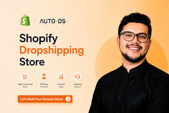 create automated auto ds shopify dropshipping store