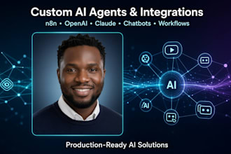 build custom ai agents, openai, claude integrations chatbot