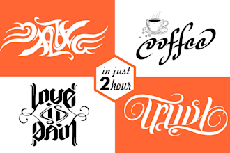 design topnotch readable ambigram lettering for you
