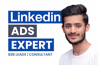 run linkedin ads campaign, b2b lead generation by marketing strategy