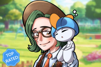 draw a profile picture of you as pokemon trainer
