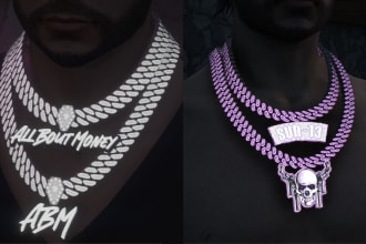 make custom chains and glowing chains for fivem and gta 5