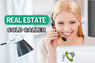 do real estate cold calling, appointment setting and telemarketing