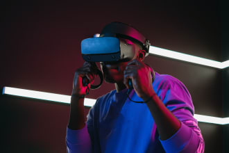 develop virtual reality game, augmented reality game on oculus guest 2
