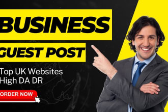 business guest post service on UK websites