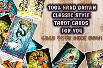 create unique tarot card designs, oracle decks, and playing cards