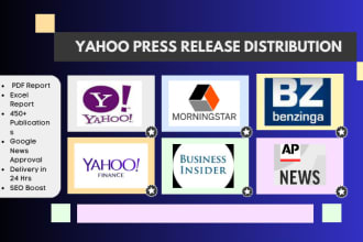 do yahoo finance press release distribution