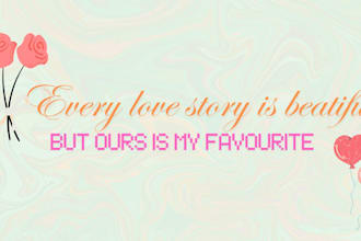 write love quotes in stylish way