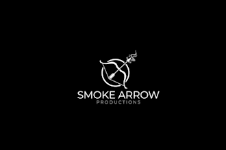 design pretty cool smoke arrow productions logo