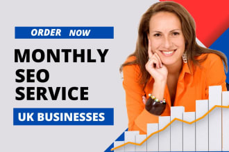 monthly SEO service dedicated to UK businesses