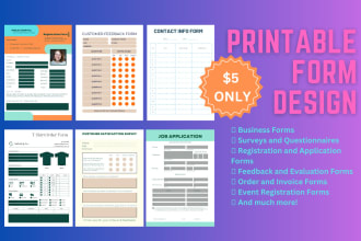 design printable forms in canva
