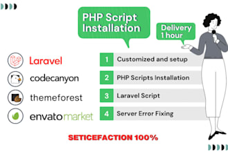 install codecanyon script and customize PHP laravel script