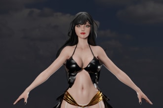 model 3d character for animation unity games nfts