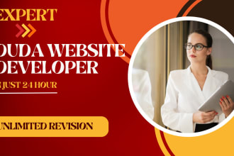 develop duda website design or redesign for your business