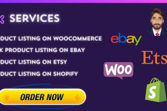 bulk import export and upload products on shopify, ebay etsy
