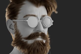 realistic grooming for characters ,animation , vfx and game