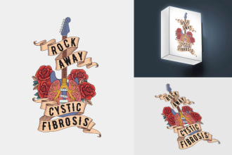 design a vintage logo with handdrawn illustration
