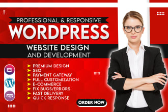 do wordpress ecommerce business website design or development