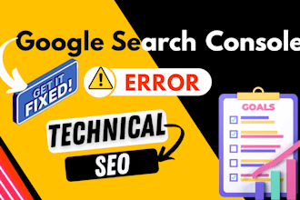 fix google search console errors, technical SEO issues fast