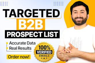 build a targeted b2b prospect list with verified emails