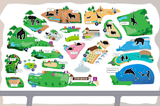 do vector maps design, site plan, city maps