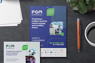 do well designed brochure, flyer and poster