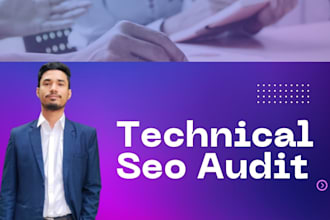 provide technical website SEO audit with competitor analysis and action plan