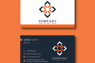 do amazing professional business card, stationery items