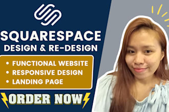 redesign squarespace website or design squarespace