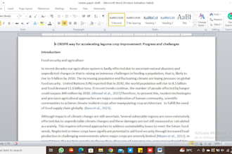 write articles on crispr, genome editing
