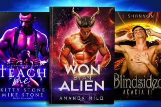 design fantasy book cover, horror book cover, book cover design