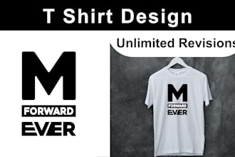 create custom simple typographic t shirt designs