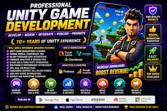 develop, reskin and add features to your unity game