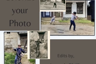 turn your black and white photos to color