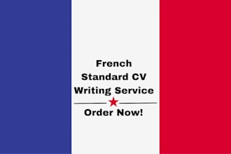 create your professional resume CV in french