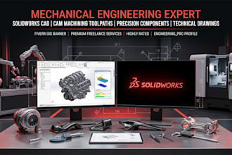 do 3d cad modeling, 2d drafting and cnc cam programming