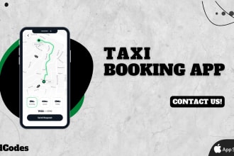 develop taxi app, taxi booking app with react native