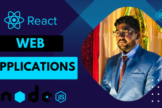 create your vision into a website with react js and node js