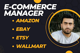 e commerce manager and amazon fba virtual assistant