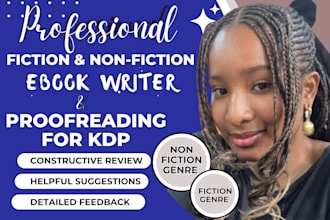 be fiction ghost writer, romance ghostwriter, short story, kdp ebook ghostwriter