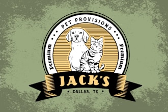 do modern professional wordmark pet supplies logo design