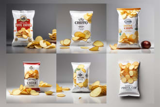 customize product chip bags label and packaging